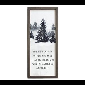 Sincere Surroundings 24" Under the Tree Farmhouse Frame White